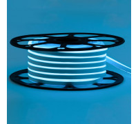 Світлодіодний неон 12В блакитний 8*16mm 120led/m smd2835 6W/m ПВХ IP65, 1м