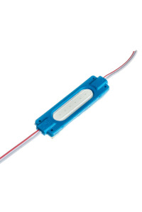 Світлодіодний модуль СОВ 12В синій 1led 2W овальний IP65