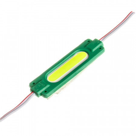Світлодіодний модуль СОВ 12В зелений 1led 2W овальний IP65