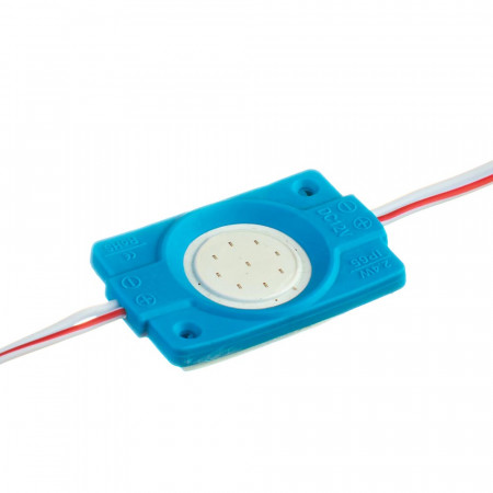Світлодіодний модуль 12 В синій СОВ круглий 1led 2,4 Вт IP65