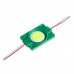 Світлодіодний модуль СОВ 12В зелений 1led 2.4W круглий IP65