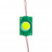 Світлодіодний модуль СОВ 12В зелений 1led 2.4W круглий IP65