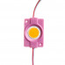 Світлодіодний модуль СОВ 12В рожевий 1led 2.4W круглий IP65