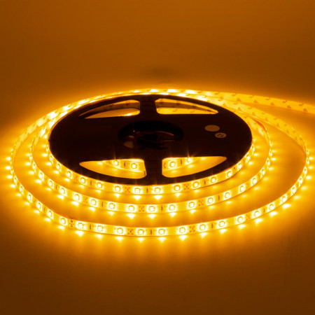Світлодіодна стрічка жовта 12 В AVT smd3528 60led IP20, 1м