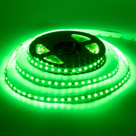 Світлодіодна стрічка зелена 12 В AVT smd3528 120led IP20, 1м