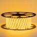Світлодіодна стрічка жовта 220В 48led/m smd2835 6W/m IP65, 1м