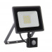 Led прожектор із датчиком руху AVT 30Вт IP65 6000К