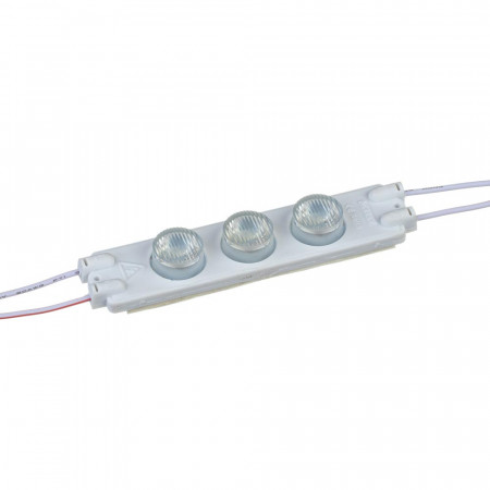 Світлодіодний інжекторний модуль 12В білий холодний 3led smd3030 1.6W IP65