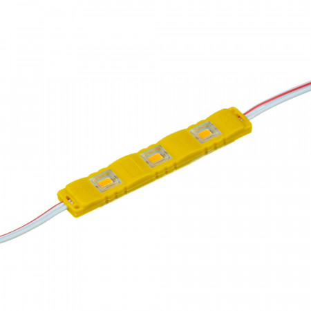 Модуль світлодіодний жовтий 12в smd5730 3LED 1.5Вт герметичний