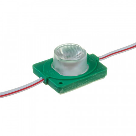 Світлодіодний інжекторний модуль 12 В зелений smd3030 1led 1.5 Вт IP65
