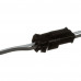 Led конектор 2pin сірий (20см провід) із затискачем (комплект тато + мама)
